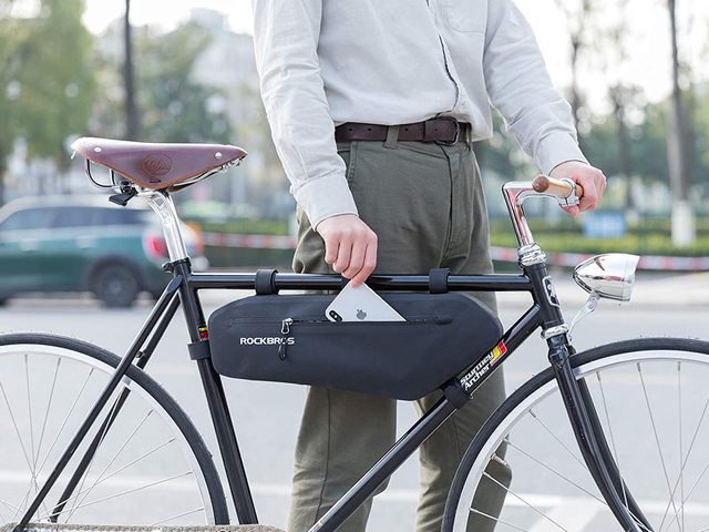 Etui torba sakwa na rower pod ramę RockBros AS-018 Czarne