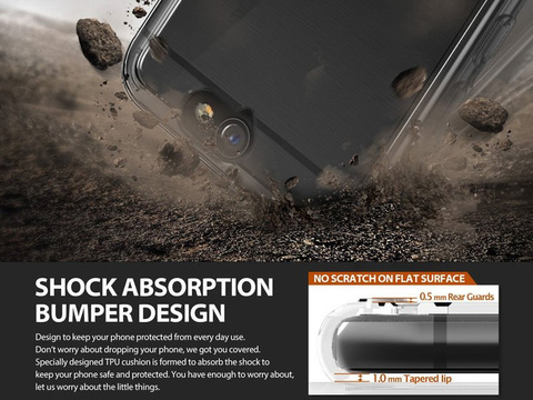 Etui ringke fusion htc one a9 rauchschwarz