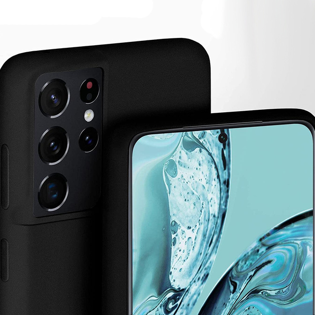 Etui matowe Odporne na telefon obudowa 3mk Matt Case do Samsung Galaxy S21 Ultra 5G Black