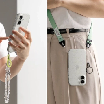 Etui do iPhone 17 Ringke Air Glitter Clear Przezroczyste