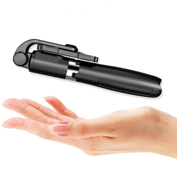 Pole Selfie Stick Stativhalter Bluetooth Wireless L01S Wireless Schwarz