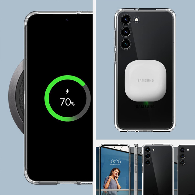 Etui ochronne na telefon Spigen Ultra Hybrid Case obudowa do Samsung Galaxy S23 Crystal Clear