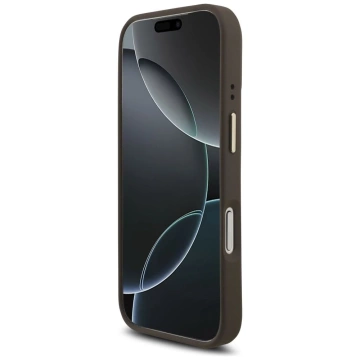 Etui Guess 4G Big Classic Logo Big Strap Metal Buttons do iPhone 17 Pro Brązowy