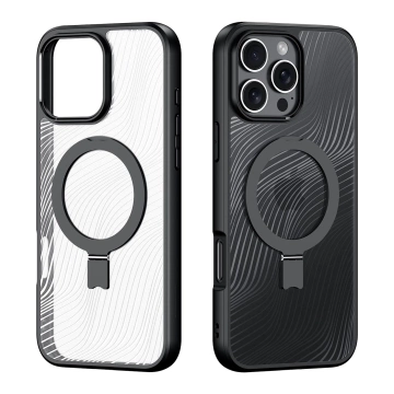 Schutzhülle für iPhone 16 Pro Max Dux Ducis Aimo Mag Schwarz