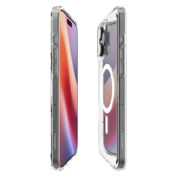 Etui Spigen Ultra Hybrid Mag MagSafe für Apple iPhone 16 Pro Weiß