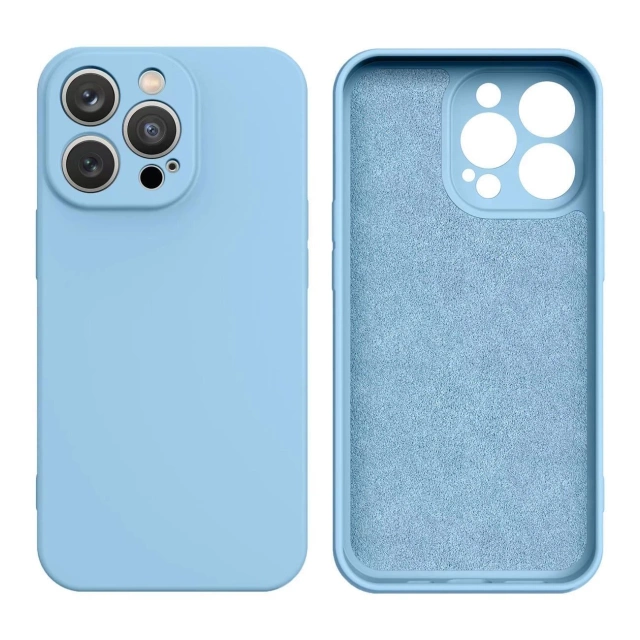 Etui na telefon Silicone Case do Samsung Galaxy A54 5G silikonowy pokrowiec jasnoniebieskie
