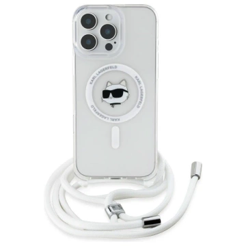 Etui Karl Lagerfeld für iPhone 16 Pro Max 6,9" Magsafe Hardcase Transparent IML Choupette Head