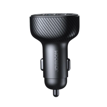 Joyroom JR-CCD03 Autoladegerät 3x USB-A 17W mit Display – Schwarz