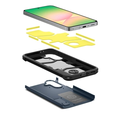 Schutzhülle für Samsung Galaxy A56 5G Spigen Tough Armor Metal Slate Gray