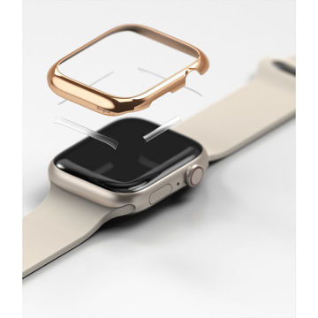 Ringke Lünetten-Styling für Apple Watch 7 (41 mm) glänzendes Roségold