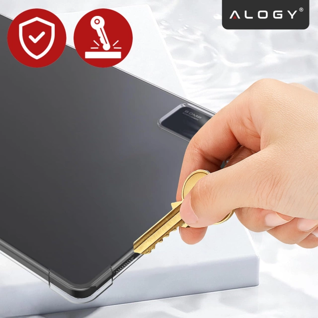 Etui Ochronne do Redmi Pad SE 11" 2023, Wzmocnione Narożniki, Smukłe i Lekkie, Antywstrząsowe ShockProof, Alogy FlexiShield™ – Przezroczyste