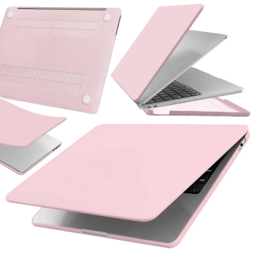 Schutzhülle für Apple MacBook Air 13" / 13,3" (2018–2021) (M1 A2337/A2179/A1932) – Flexible, matte Schutzhülle, leicht und robust – Alogy AirGuard™ Pink
