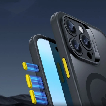 Etui ESR Classic Pro Set MagSafe iPhone 16 Pro Max Czarny Frosted