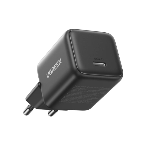 Ładowarka Ugreen X513 GaN 30W USB-C Szara Szybkie Ładowanie PD PPS QC