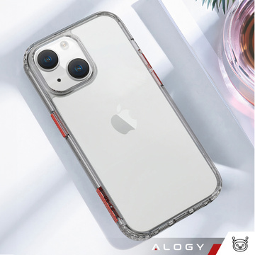 Alogy Protective Case Schutzhülle für Apple iPhone 14 Plus Schwarz und Klarglas