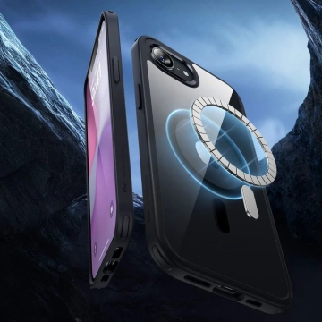 Etui do iPhone 16e ESR Classic Hybrid HaloLock MagSafe Clear/Black