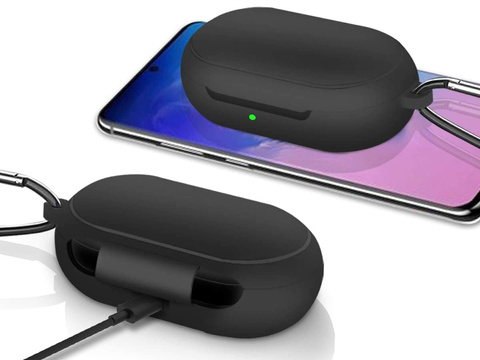 Etui silikonowe Alogy Slim Case do Samsung Galaxy Buds/ Buds Plus Czarne