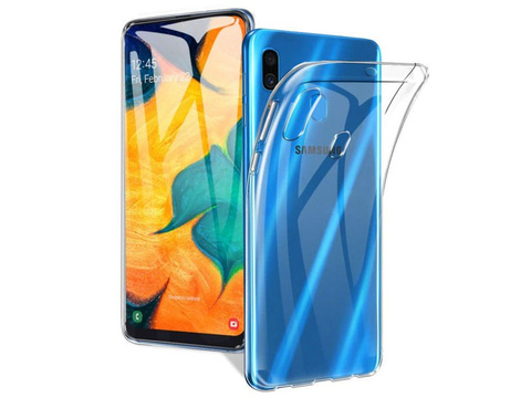 Alogy Silikonhülle Hülle für Samsung Galaxy A30 / A20 / M10S transparent
