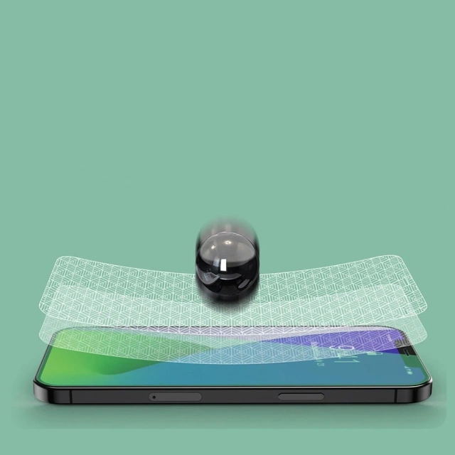 Baseus 2x zielone szkło hartowane 0,15 mm z filtrem Anti Blue Light iPhone 12 mini (SGAPIPH54N-LP02)