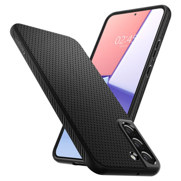 Spigen Liquid Air Hülle für Samsung Galaxy S22 Mattschwarzes Glas