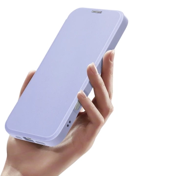 iPhone 16 Dux Ducis Skin X Pro MagSafe Lila Klapphülle
