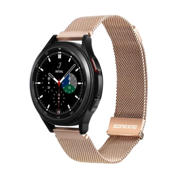 Pasek Dux Ducis Magnetic Strap Samsung Galaxy Watch/Huawei Watch/Honor Watch (20mm) złoty (Milanese Version)