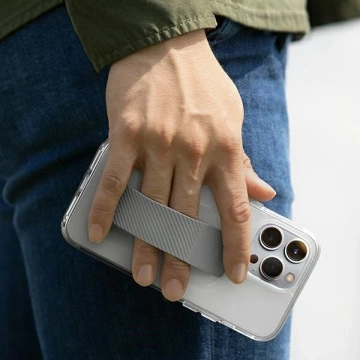 UNIQ Heldro Mount Hülle für iPhone 14 Plus 6.7" transparent/lucent klar
