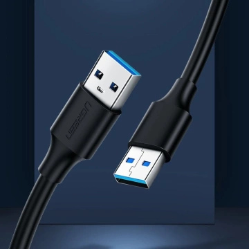 UGREEN Kabel USB 2.0 (männlich) - USB 2.0 (männlich) Kabel 1 m schwarz (US128 10309)