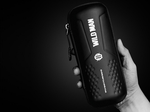 Etui torba sakwa na bidon uchwyt rowerowy Wildman Bag E3 0,8l Czarny