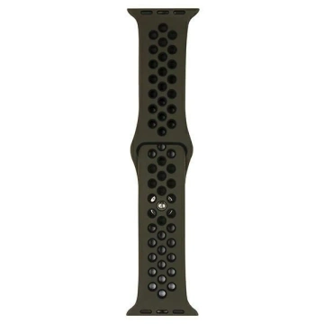 Pasek do smartwatcha Beline Sport Silicone do Apple Watch 38/40/41mm brązowo-czarny brown/black