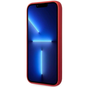 Tumi Liquid Silicone Hardcase für iPhone 14 Pro Max rot/rot