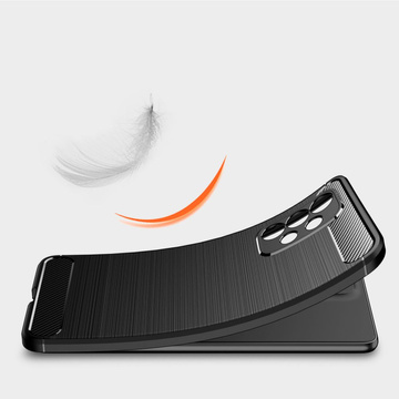 TPUCarbon-Hülle für Samsung Galaxy A33 5G Schwarz