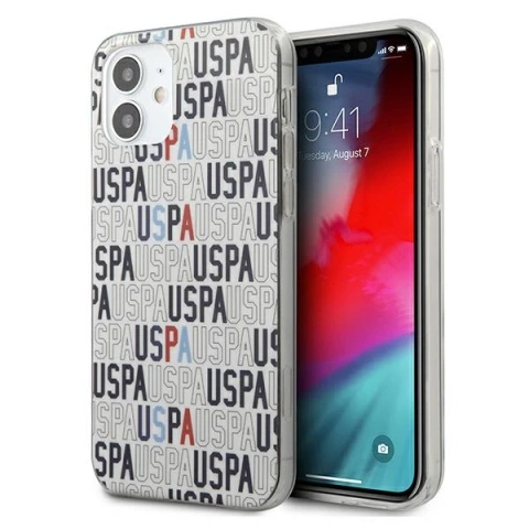 Etui na telefon US Polo Logo Mania Collection iPhone 12 mini 5,4" biały/white