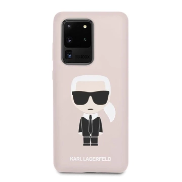 Etui Karl Lagerfeld KLHCS69SLFKPI für Samsung Galaxy S20 Ultra G988 Hardcase Silikon Iconic