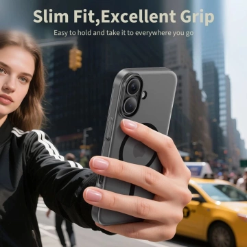 Etui do iPhone 17 Tech-Protect MagSlim MagSafe Czarny Mat