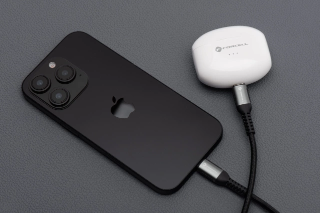 Kabel USB-C do USB-C Forcell 240W 5A QC 4.0 PD Nylon 3m Laptop Turbo