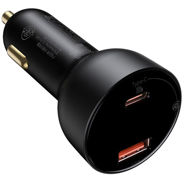 Baseus Superme schnelles Autoladegerät USB USB Typ C 100W PPS QC PD Schwarz