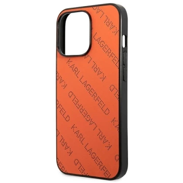 Etui Karl Lagerfeld KLHCP13XPTLO für iPhone 13 Pro Max 6,7" Hardcase Allover perforiert