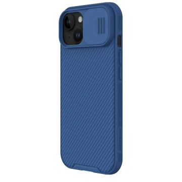 Nillkin CamShield Pro magnetische Hülle für iPhone 15 Plus mit Kameraschutz – Blau