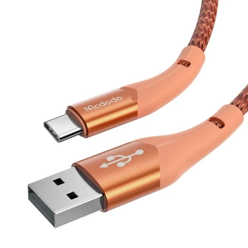 Mcdodo Magnificence CA-7962 LED USB zu USB-C Kabel, 1m (orange)