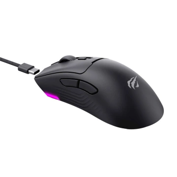 Havit MS966 RGB Kabelgebundene Gaming-Maus 12000 DPI Schwarz