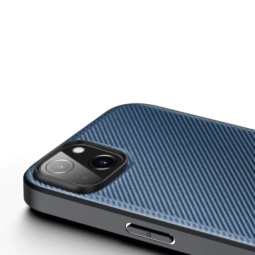 Dux Ducis Fino Schutzhülle iPhone 14 Plus blaues Nylon