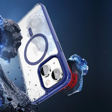 Dux Ducis Clin2 Hülle iPhone 14 Plus Magnetische MagSafe Hülle blau