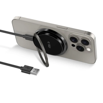 MagSafe Tech-Protect Ladegerät QI15W-A33 Schwarz 15W Ständer