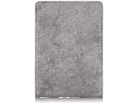 Alogy Slim Ledertasche für Kindle Paperwhite 4 2018/2019 Graue Folie