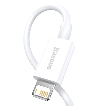 Baseus Superior USB-Kabel - Lightning 2,4 A 0,25 m Weiß (CALYS-02)