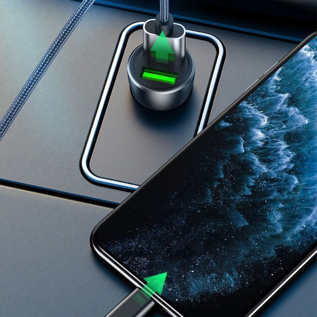 Ładowarka samochodowa Rock Space H8 2x USB 2.4A Czarna