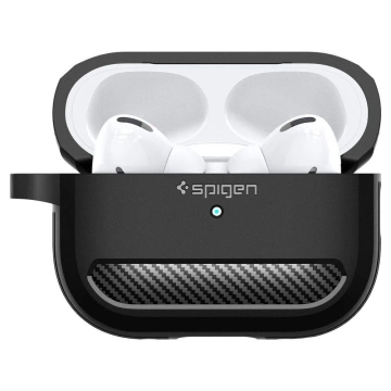 Etui ochronne Spigen Rugged Armor für Apple AirPods Pro 1 / 2 Mattschwarz