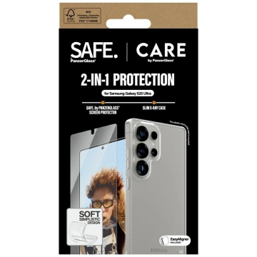 CARE by PanzerGlass 2in1 Protective Kit Glashülle für Samsung Galaxy S25 Ultra