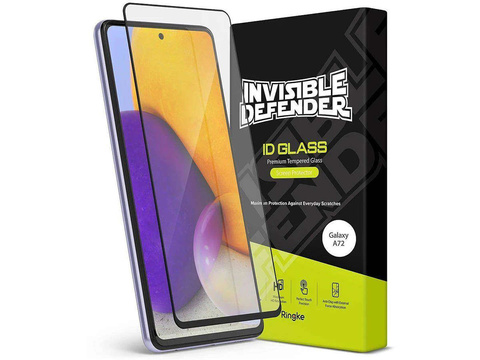 Ringke ID FC Glas für Samsung Galaxy A72 Schwarz